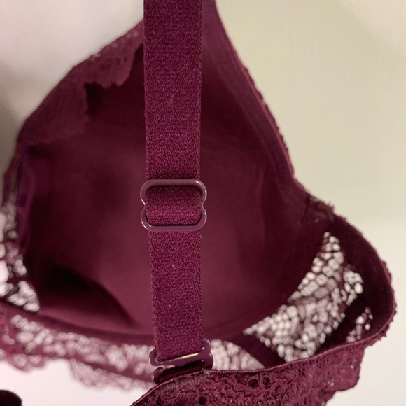 38D Purple Lace Pushup Bra #128 - Picture 6 of 8